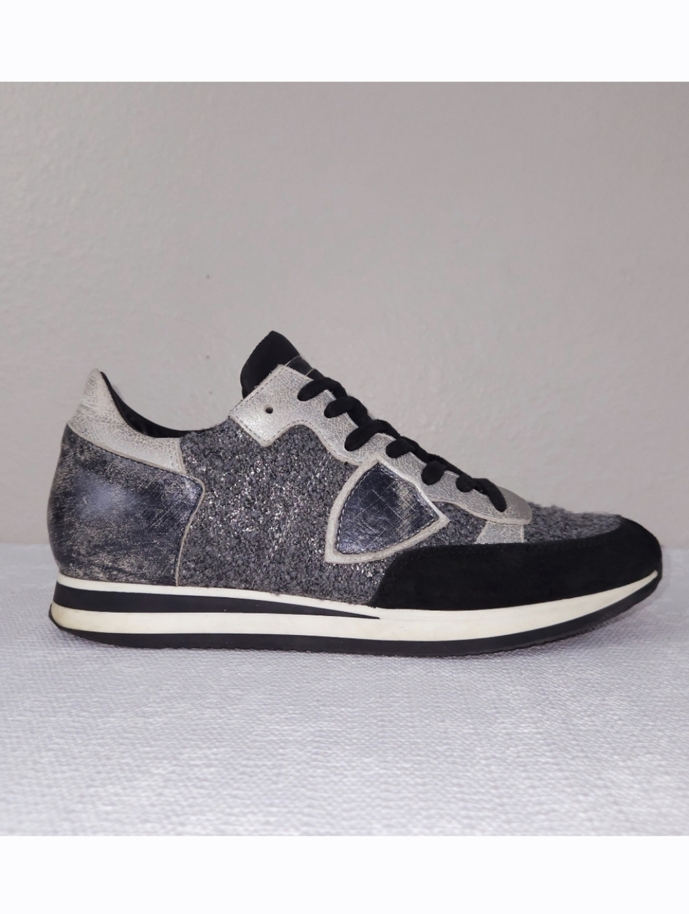 Phillipe Model Tropez X Metallic Platform Sneakers